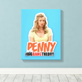 De Big Bang Theory | Penny Canvas Afdruk (Insitu (Houten vloer))