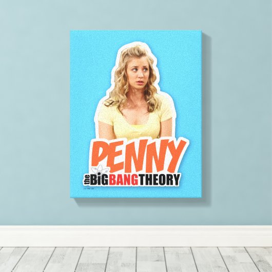 De Big Bang Theory | Penny Canvas Afdruk (Insitu (Houten vloer))