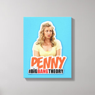 De Big Bang Theory   Penny Canvas Afdruk