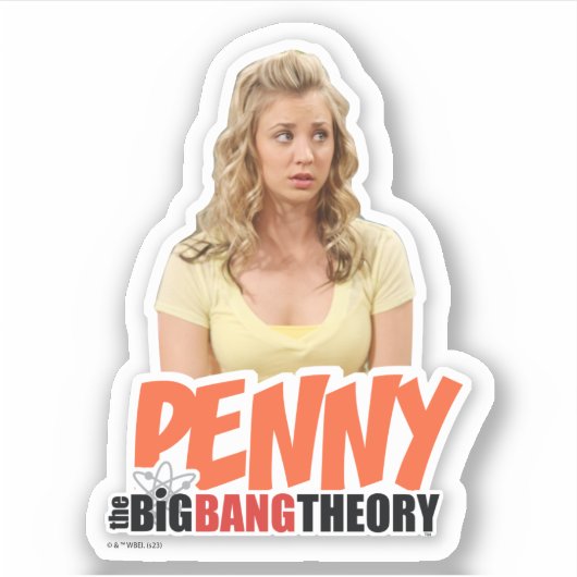 De Big Bang Theory | Penny Sticker (Voorkant)