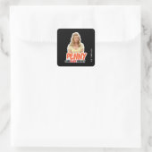 De Big Bang Theory | Penny Vierkante Sticker (Tas)