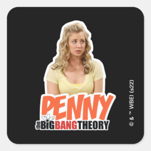 De Big Bang Theory Penny Vierkante Sticker