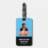 De Big Bang Theory | Rajesh Bagagelabel (Achterkant verticaal)