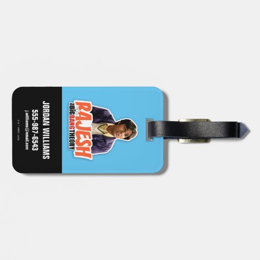 De Big Bang Theory | Rajesh Bagagelabel (Achterkant horizontaal)