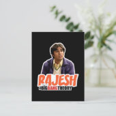 De Big Bang Theory | Rajesh Briefkaart (Staand voorkant)