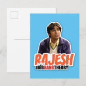 De Big Bang Theory | Rajesh Briefkaart (Voorkant / Achterkant)