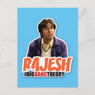 De Big Bang Theory   Rajesh Briefkaart