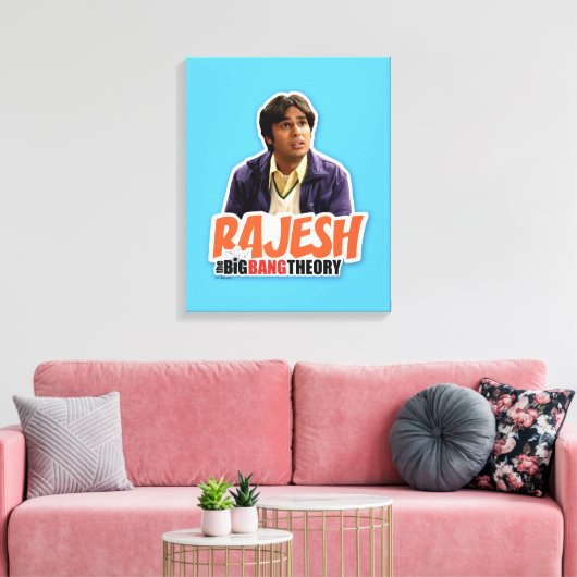De Big Bang Theory | Rajesh Canvas Afdruk (Insitu (Woonkamer))