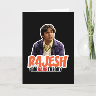 De Big Bang Theory Rajesh Kaart