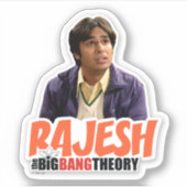 De Big Bang Theory | Rajesh Sticker (Voorkant)