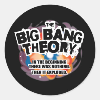 De Big Bang Theory Ronde Sticker
