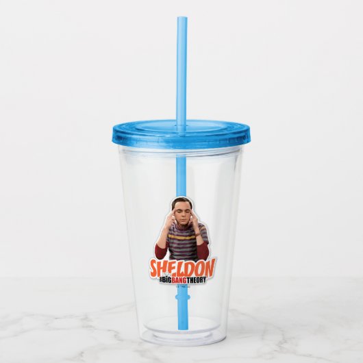 De Big Bang Theory | Sheldon Acryl Drinkbeker (Voorkant)