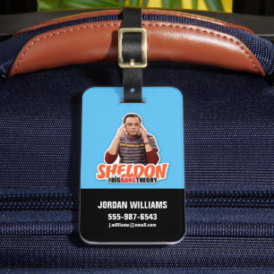 De Big Bang Theory Sheldon Bagagelabel