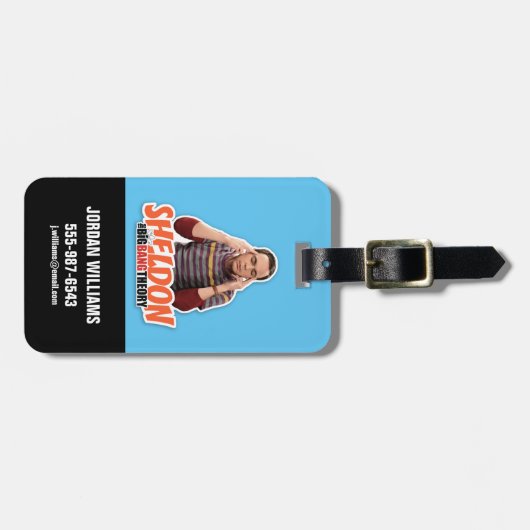 De Big Bang Theory | Sheldon Bagagelabel (Voorkant horizontaal)