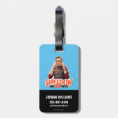 De Big Bang Theory | Sheldon Bagagelabel (Achterkant verticaal)