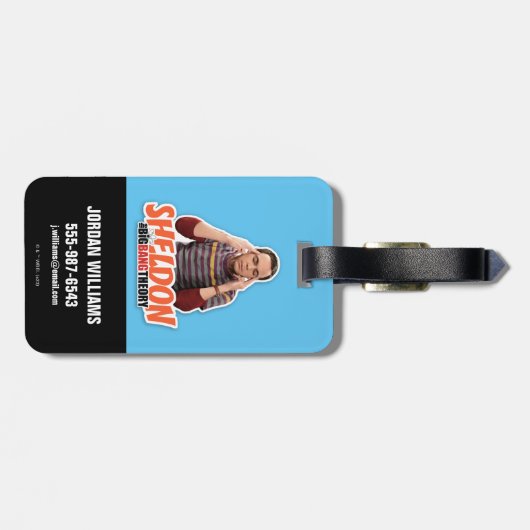 De Big Bang Theory | Sheldon Bagagelabel (Achterkant horizontaal)