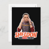 De Big Bang Theory | Sheldon Briefkaart (Voorkant / Achterkant)