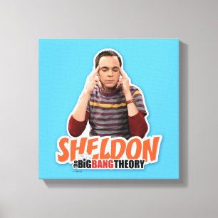 De Big Bang Theory   Sheldon Canvas Afdruk