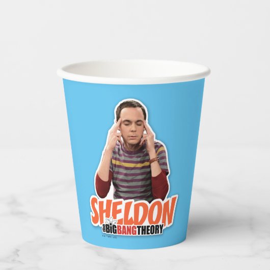 De Big Bang Theory | Sheldon Papieren Bekers (Voorkant)