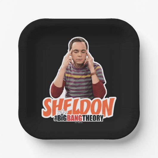 De Big Bang Theory | Sheldon Papieren Bordje (Voorkant)