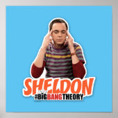 De Big Bang Theory | Sheldon Poster (Voorkant)