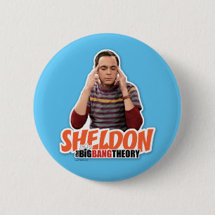 De Big Bang Theory Sheldon Ronde Button 5,7 Cm