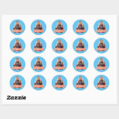 De Big Bang Theory | Sheldon Ronde Sticker (Vel)