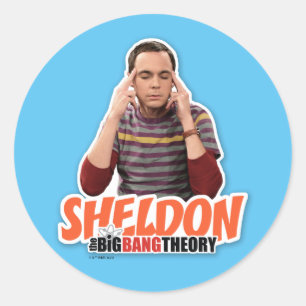 De Big Bang Theory Sheldon Ronde Sticker