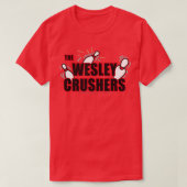 De Big Bang Theory Wesley Crushers Bowling T-shirt (Design voorkant)