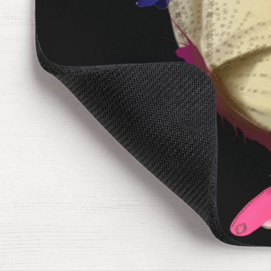 De Big Beige Butterfly Mousepad Muismat (Hoek)