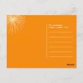 De Big Ben in Londen, uitnodiging voor oudejaarsfe (Achterkant)