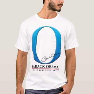 De Big Blue O - Barack Obama voor President T-shirt