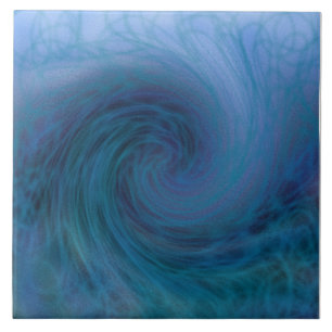 De Big Blue Wave Tile Tegeltje