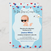 De Big Boss komt naar de stad. Uitnodiging (Voorkant / Achterkant)