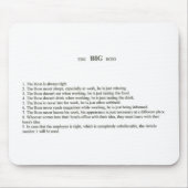 De Big Boss Muismat (Voorkant)