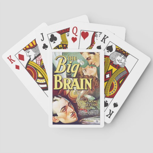 De Big Brain Pokerkaarten (Achterkant)