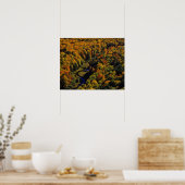 De Big Carp rivier in het najaar in Porcupine Poster (Keuken)