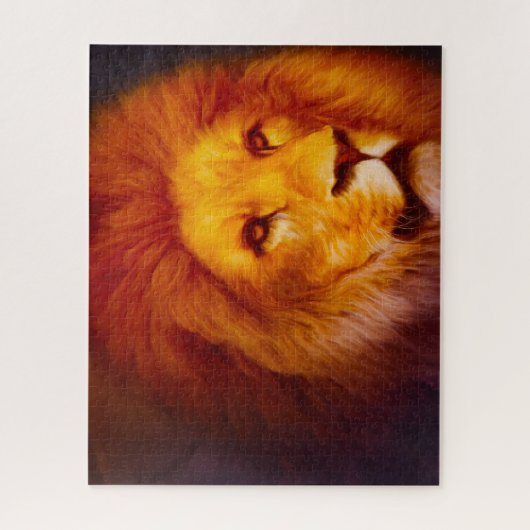 De Big Cats Lions. Legpuzzel (Verticaal)