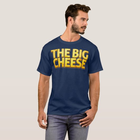 De Big Cheese Funny Birthday cadeau voor Vegan T-shirt (Voorkant volledig)