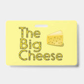 De Big Cheese Wedge van Zwitsers Badge (Achterkant)