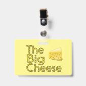 De Big Cheese Wedge van Zwitsers Badge (Voorzijde met clip)