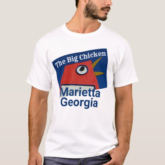 De Big Chicken - Marietta, Georgia T-shirt (Voorkant)