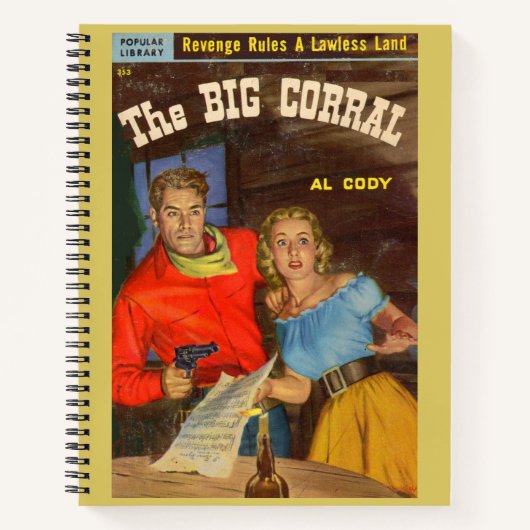 De Big Corral cover art Notitieboek (Voorkant)