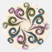 De Big Curl Sticker (Voorkant)