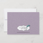 De Big Easy Wedding Rehearsal Kaart (Achterkant)