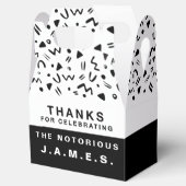 De BIG één partij gunt doos Bedankdoosjes (Geopend)