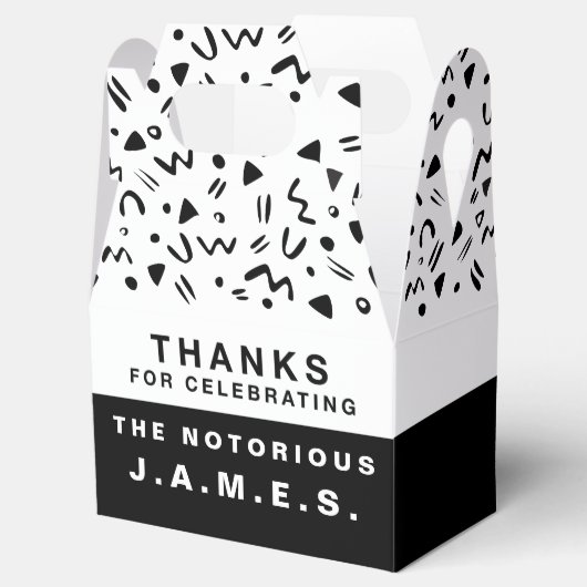 De BIG één partij gunt doos Bedankdoosjes (Geopend)