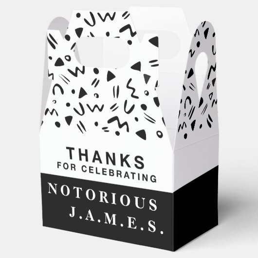 De BIG één partij gunt doos Bedankdoosjes (Geopend)