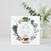 De Big Four-Oh Vist | 40e verjaardag Kaart (Staand voorkant)