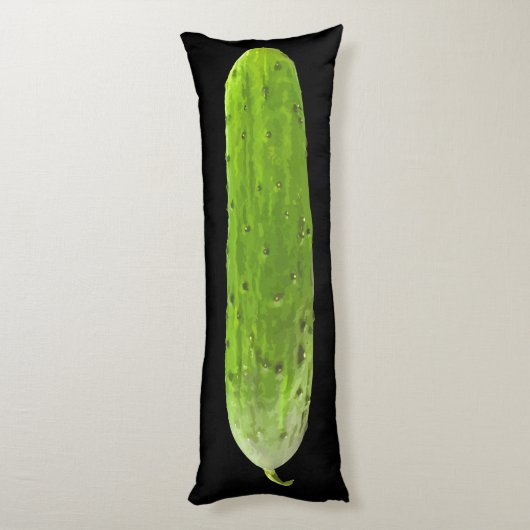 De Big Funny Cucumber Pillow Lichaamskussen (Achterkant (Verticaal))